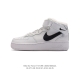 秋冬新款 加绒加厚 耐克 Nike Air Force 7 Mid 中帮魔术贴潮流百搭休闲运动板鞋 空军一号 卫冕联名 进口皮革，内置全掌solo ，柔软、弹性