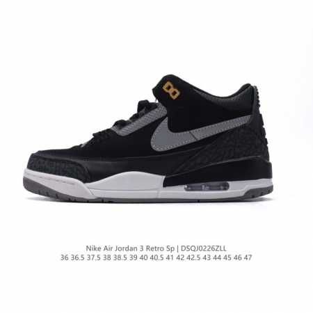 耐克 乔丹 Aj3 耐克 Nike Air Jordan 3 Retro Se 乔3 复刻篮球鞋 乔丹3代 三代 男女子运动鞋，作为 Aj 系列中广受认可的运动 - 点击图像关闭