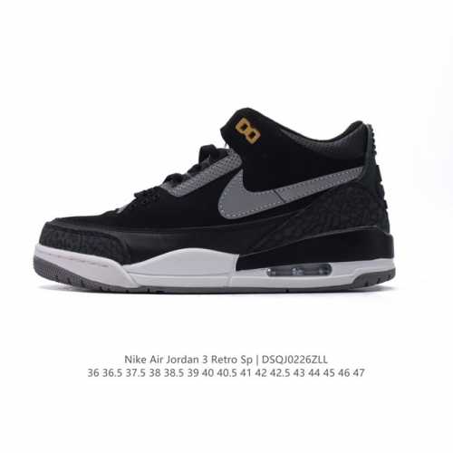耐克 乔丹 Aj3 耐克 Nike Air Jordan 3 Retro Se 乔3 复刻篮球鞋 乔丹3代 三代 男女子运动鞋，作为 Aj 系列中广受认可的运动