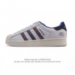 阿迪达斯 Adidas Superstar 2025年新款鞋子 蛇年新款经典贝壳头系列 新款休闲板鞋潮流男女士运动鞋 鞋面柔软皮革拼接材质 标志性的贝壳鞋头 简
