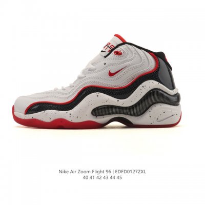 耐克 新款 Nike Zoom Flight 96 Air Olympic 男子复古休闲运动篮球鞋 防滑轻便 中帮 男款。1996 Og Nike Air Zo