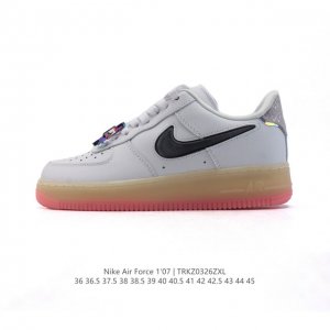 160 耐克 Nike Air Force 1 '07 Low 空军一号含气垫 小白鞋 2025年 蛇年新款 低帮百搭厚底增高休闲运动板鞋。柔软、弹性十足的缓震
