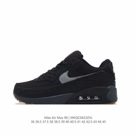 Nike耐克运动鞋 Air Max 90 健身运动跑鞋休闲鞋 复古风十足！Air Max 90 作为 Nike 旗下最经典的鞋型之一，凭借着百搭的造型，获得众多 - 点击图像关闭