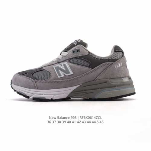公司级 Newbalance 新百伦993系列美产老爹鞋总统经典复古运动鞋纽巴伦993总统慢跑鞋。卓越的舒适性与经典风格相得益彰，打造出我们的 Made In