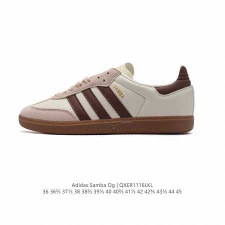 阿迪达斯 德训鞋 Adidas Originals Samba Og Shoes 经典运动鞋小白鞋 T头鞋 男女板鞋 彰显休闲摩登风情的时尚经典鞋。它诞生于50 - 点击图像关闭