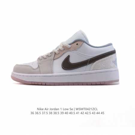 耐克 乔丹Air Jordan 1 Low Aj1 乔1 乔丹1代Aj1 低帮复古文化休闲运动篮球鞋，从1985 年面世的元年款汲取设计灵感，采用简洁大方的经典 - 点击图像关闭