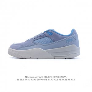 180 耐克 Nike 乔丹 Jordan Flight Court 时尚休闲 防滑耐磨 低帮运动鞋 复古篮球鞋 男女同款 Jordan「新鞋型」又来了！新配色