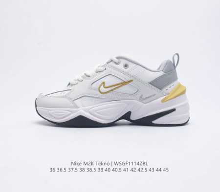 公司级 耐克 Nike M2K Tekno 男女子运动鞋厚底老爹鞋经典复古休闲慢跑鞋 从 Monarch 系列汲取灵感 以太空时代细节演绎未来风范 分层鞋面借鉴 - 点击图像关闭