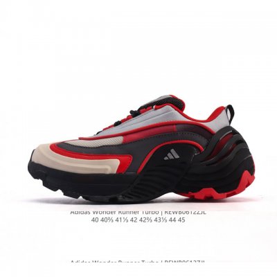 新品 阿迪达斯新款 Adidas Fos系列Wonder Runner Turbo厚底运动鞋阿迪达斯轻运动鞋舒适防滑耐磨 低帮缓震跑步鞋 厚底增高男款老爹鞋，外
