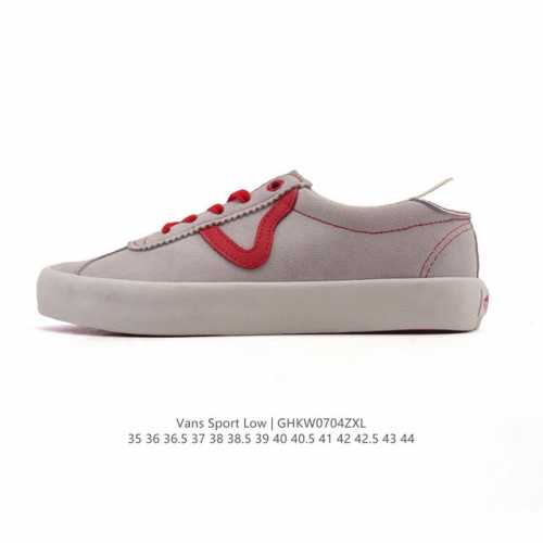 Vans 万斯 范斯Vans Sport Low运动系列复古低帮硫化滑板板鞋 经典低帮运动休闲鞋滑板鞋帆布鞋 男女鞋真标硫化工艺，原装铝楦数据开发鸟嘴楦型版本夏