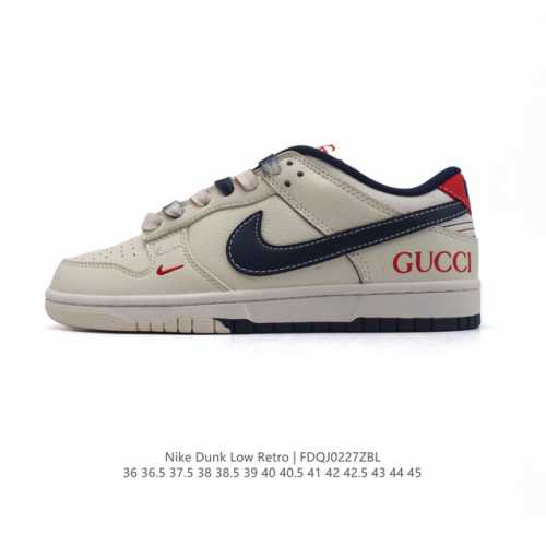 真标 耐克 Nike Dunk Low Retro 运动鞋复古板鞋路易威登联名，作为 80 年代经典篮球鞋款，起初专为硬木球场打造，后来成为席卷街头的时尚标杆，