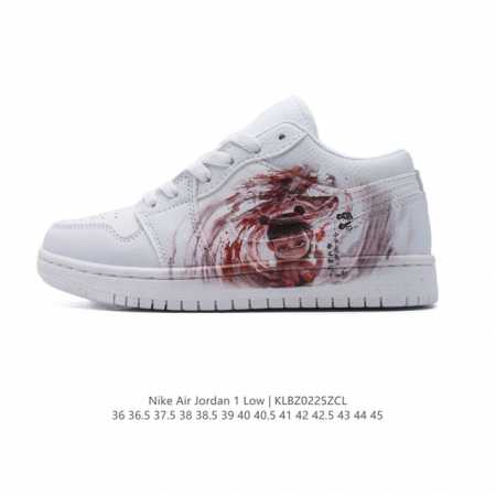 耐克新款 乔丹Air Jordan 1 Low Aj1 乔1 乔丹1代Aj1 哪吒之魔童降世 混元珠 低帮复古文化休闲运动篮球鞋。从1985 年面世的元年款汲取 - 点击图像关闭