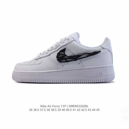 200 耐克 Nike Air Force 1 '07 Low 空军一号含气垫 小白鞋 2025年 蛇年新款 低帮百搭厚底增高休闲运动板鞋。柔软、弹性十足的缓震