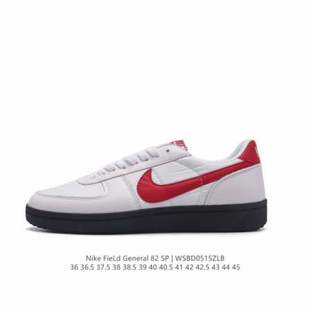 耐克烽火nike Field General 82 Sp 低帮复古篮球鞋 这款专为烤架战士设计的运动鞋采用 1982 年经典的白 红 黑配色，采用皮革和弹道尼龙 - 点击图像关闭