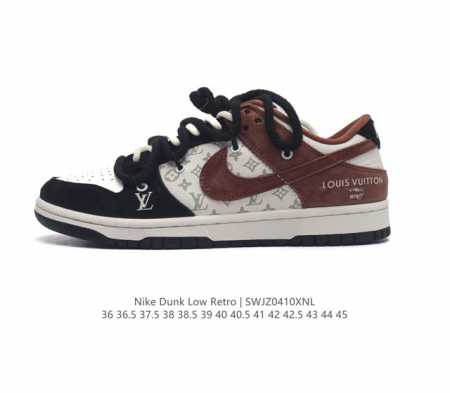 海外爆款限量发售！公司级 Nike Sb Dunk Low“Lv联名 黑麂皮印花” 周年高端定制 低帮休闲板鞋 定制鞋盒 大厂纯原品质出货 超高清洁度 皮料切割 - 点击图像关闭