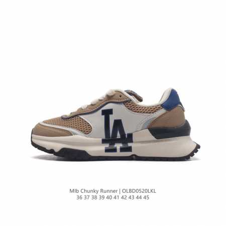 全新2023新款，Ny美国榄球洋基队new York Yankees X Mlb Chunky Runner Liner 莱纳系列低帮厚底老爹风透气舒适皮面休闲 - 点击图像关闭