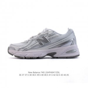 New Balance Mr740 Nb新百伦系列复古老爹风休闲运动慢跑鞋。采用轻质牛剖革拼接透气网眼衬垫织物鞋面材质 T-Beam大底提供足步弓支撑 保持步态