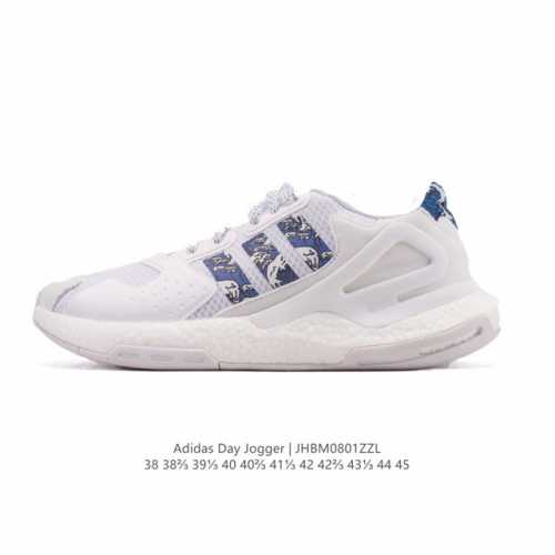 阿迪 Adidas Day Jogger 夜行者二代 爆米花 复古缓震跑鞋男运动鞋 低帮经典运动鞋慢跑者系列高弹复古休闲运动跑鞋，这款Adidas Day Jo