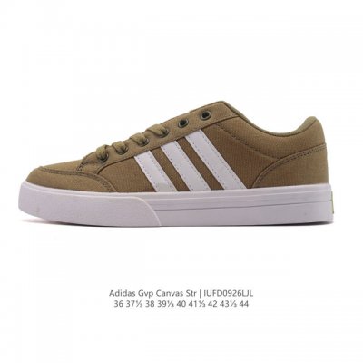 Adidas 阿迪达斯 Gvp Canvas Str 男女鞋 网球文化鞋 校园板鞋 低帮系带 帆布鞋 三叶草运动鞋，是一款结合了网球鞋和篮球鞋特点的运动鞋，适合