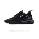 公司级 耐克 NIKE AIR MAX 270 FLYKNIT 混合科技 透气后掌半气垫慢跑鞋 气垫跑步鞋 其后跟采用 Nike 大型 Air 气垫，加上具有非