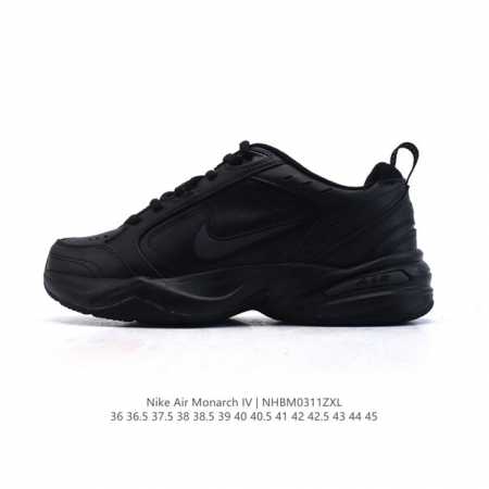 160 【真标】耐克 Nike Air Monarch Iv男女子训练鞋厚底老爹鞋休闲复古运动鞋。Nike Air Monarch Iv 运动鞋为你打造出众的训 - 点击图像关闭