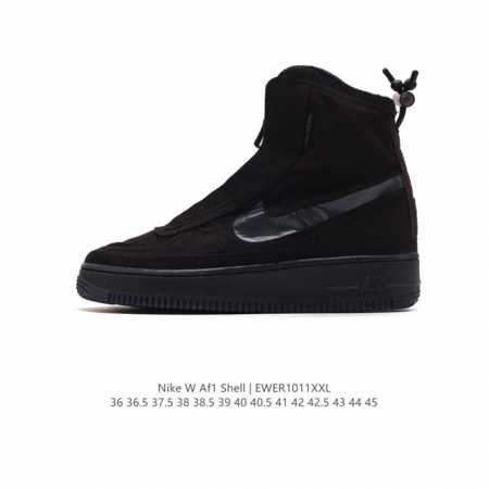 公司级 Nike Af1 Shell Nike 耐克正品af1 Shell 男女子高帮绑带尼龙机能板鞋。Nike Af1 Shell 运动鞋设计灵感源于当季的外 - 点击图像关闭