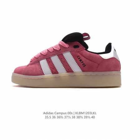 Adidas阿迪达斯.女鞋 三叶草campus 00S 面包鞋复古休闲板鞋。千禧回潮！Adidas Campus 00S 经典再现！面包化的campus鞋款在今 - 点击图像关闭
