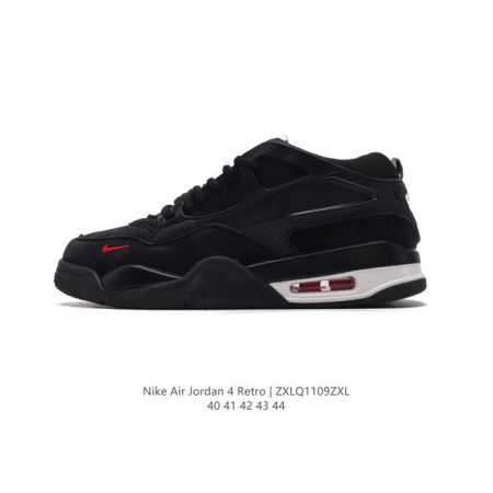 耐克 新款 Nike Air Jordan 4 Retro OG 低帮 迈克尔 乔丹AJ4代乔4 复古休闲运动文化篮球鞋。秉承轻量化的速度型篮球鞋设计思想完成设 - 点击图像关闭