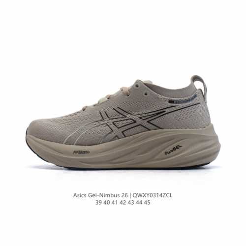 170 asics Gel Nimbus26 2024 01#亚瑟士#跑步鞋 超厚底增高百搭老爹鞋 最舒适跑鞋，中底两大独家科技都带来全新能量，造就历来最软弹的