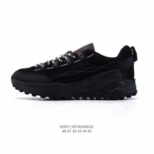 公司级 美国人气户外品牌-科恩Keen Jasper Rocks Sp贾斯珀都市系列复古低帮系带户外风露营徒步登山运动训练鞋 。原楦型开发纸版，采用固色翻毛皮鞋