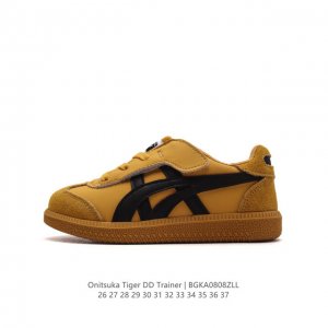 童鞋 Onitsuka Tiger鬼塚虎 Dd Trainer 休闲鞋男女板鞋防滑舒适复古低帮柔软德训运动情侣款休闲鞋 大热复古德训鞋，再造摩登经典，沿用橡胶大