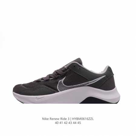 耐克 Nike 经典男士跑步鞋renew Ride 3轻质透气运动鞋缓震舒适百搭老爹鞋。当菜单上有日常跑步时，Nike Renew Ride 3 会提供平稳柔软 - 点击图像关闭