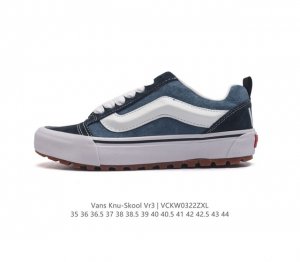 万斯 Vans Knu-Skool Vr3 Lx 面包鞋 坎普尔 茱利安系列低帮复古硫化休闲运动板鞋 肥胖版大logo 要说整个2023年最为热门的鞋型之一 面