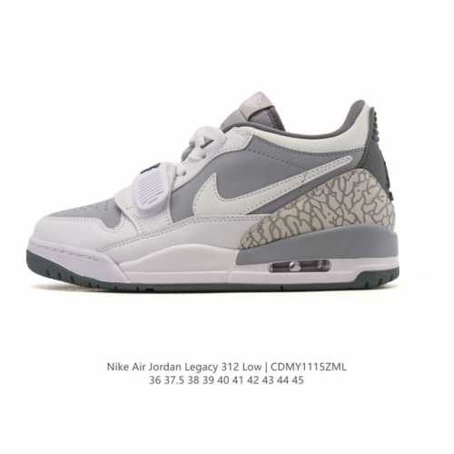 公司级 耐克 Aj 乔丹 Air Jordan Legacy 312 低帮运动鞋 Aj312 乔312百搭篮球鞋 酷炫混搭，谁人不爱？Air Jordan Le