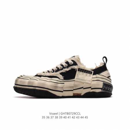 吴建豪个人新锐品牌xvessel G.O.P Mule Slip On 重工解构厚底软木运动鞋 百搭乞丐风增高帆布面板鞋休闲男女鞋 包头运动拖鞋，古法手工艺与皮 - 点击图像关闭