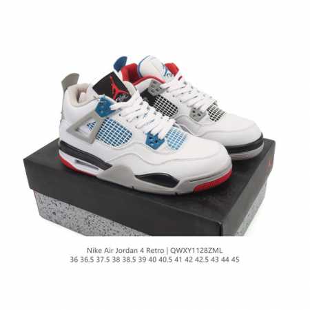 公司级 耐克 Nike Air Jordan 4 Retro Og迈克尔 乔丹Aj4代乔4 低帮复古休闲运动文化篮球鞋。秉承轻量化的速度型篮球鞋设计思想完成设计 - 点击图像关闭