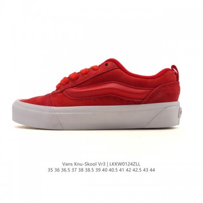 万斯 Vans Knu-Skool Vr3 Lx 面包鞋皮革拼接鞋面。坎普尔 茱利安系列低帮复古硫化休闲运动板鞋“肥胖版大Logo”要说整个 年最为热门的鞋型之
