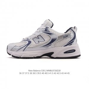 真标 新百伦 Nb530 New Balance 530 复跑古鞋 厚底增高老爹鞋 缓震运动慢跑鞋。Nb530这鞋双确实是Nb家经复典古款式之一，以全科新技诠释