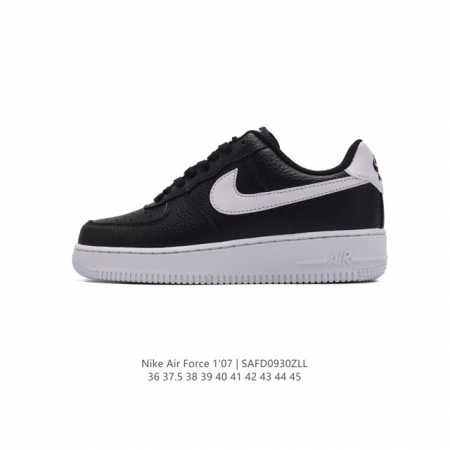耐克 Nike Air Force 1 '07 Low 空军一号含气垫 小白鞋 低帮百搭厚底增高休闲运动板鞋。柔软、弹性十足的缓震性能和出色的中底设计，横跨复古 - 点击图像关闭