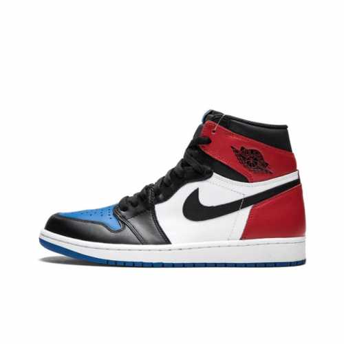 真二层耐克 Nike Air Jordan 1 Retro High Og 乔丹一代aj1 乔1 Aj1 高帮篮球鞋复刻运动鞋 皮面高帮板鞋的设计灵感源自运动夹