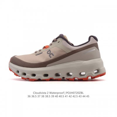 公司级 适合越野跑！On昂跑Cloudvista 2 跑鞋 厚底增高运动老爹鞋。On昂跑 Cloudvista 2跑鞋是瑞士运动品牌On昂跑的最新款越野跑鞋，它