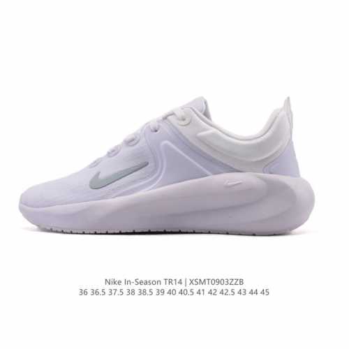 新品 Nike 耐克 In-Season Tr 14 训练运动鞋男女同款训练鞋，强调缓震、轻便与多场景适配性，适合跑步、体能训练等高强度活动。多功能用途：适用于