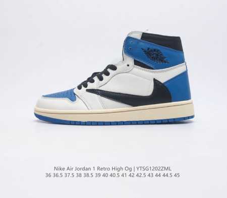 头层皮 耐克 Nike Air Jordan 1 Retro High Og 乔丹一代aj1 乔1 Aj1 篮球鞋复刻运动鞋 皮面高帮板鞋的设计灵感源自运动夹克 - 点击图像关闭