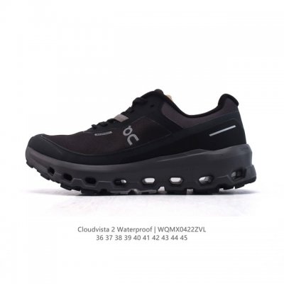 公司级 适合越野跑！On昂跑Cloudvista 2 跑鞋 厚底增高运动老爹鞋。On昂跑 Cloudvista 2跑鞋是瑞士运动品牌On昂跑的最新款越野跑鞋，它