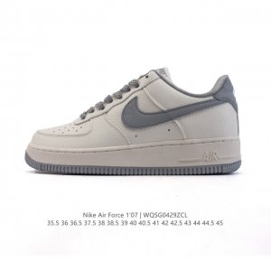 头层皮 耐克 Nike Air Force 1 '07 Low 空军一号含气垫 小白鞋 2025年 蛇年新款 低帮百搭厚底增高休闲运动板鞋。柔软、弹性十足的缓震