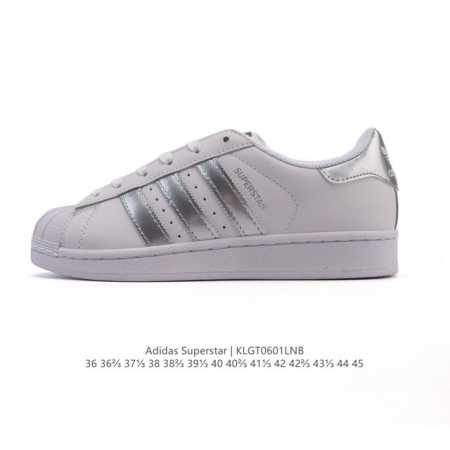真标 阿迪达斯 Adidas Superstar 2025年新款鞋子 蛇年新款经典贝壳头系列 新款休闲板鞋潮流男女士运动鞋 。鞋面柔软皮革拼接材质 标志性的贝壳 - 点击图像关闭