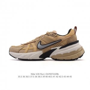 公司级 Nike 耐克 V2K Run 减震防滑 复古低帮运动跑步鞋 超火复古跑鞋，采用太空革组合呼吸网眼布鞋面材质，搭载正确4层组合底模，嵌入Tpu加固稳定模