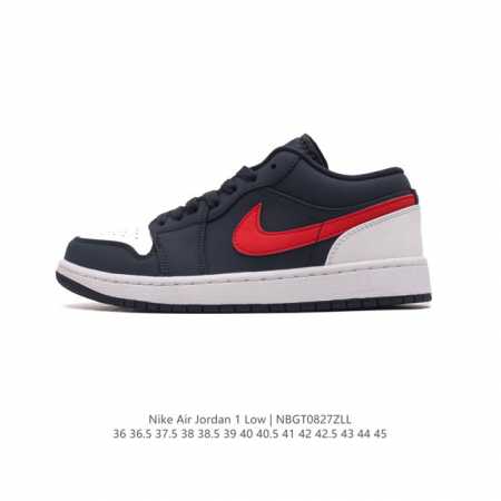 耐克 乔丹air Jordan 1 Low Aj1 乔1 乔丹1代aj1 低帮复古文化休闲运动篮球鞋。从1985 年面世的元年款汲取设计灵感，采用简洁大方的经典 - 点击图像关闭