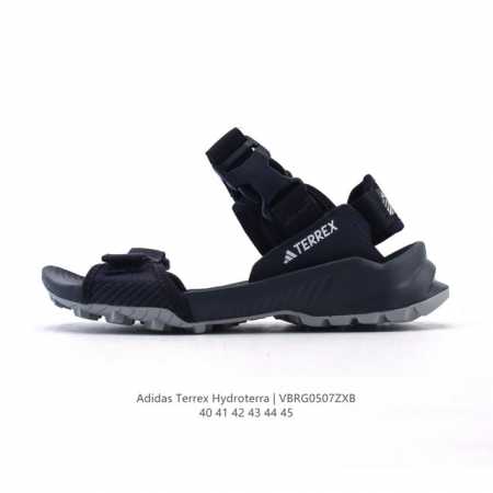 新品公司级 阿迪达斯 Adidas Terrex Hydroterra At男 速干防滑徒步露趾运动凉鞋 沙滩鞋 休闲凉拖鞋，这双鞋真的是夏日必备！鞋底厚实，抗 - 点击图像关闭