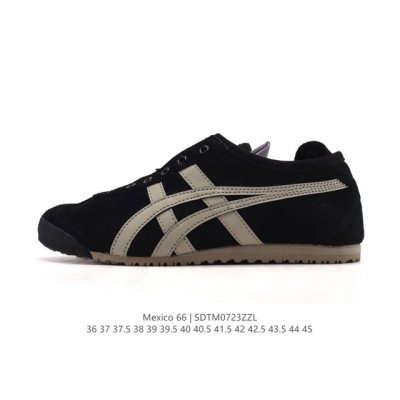 真标 Asics 亚瑟士 男女鞋 配足弓鞋垫 日产经典老牌-鬼塚虎 Onitsuka Tiger Mexico 66经典墨西哥系列复古经典百搭板鞋休闲运动鞋慢跑